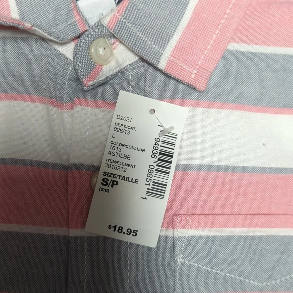 Children's Place NWT Boys Dress Shirt Size 5/6